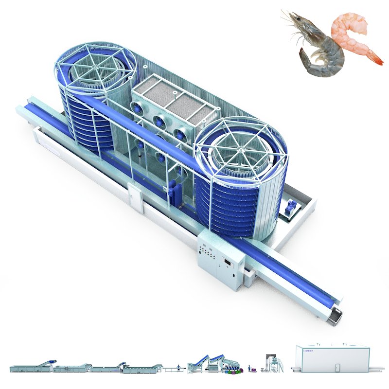 Shrimp Processing Line equipment arrangement